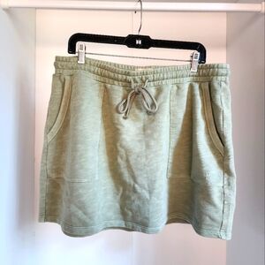 Madewell size XL 100% cotton sweatshirt skirt